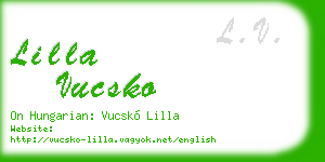 lilla vucsko business card